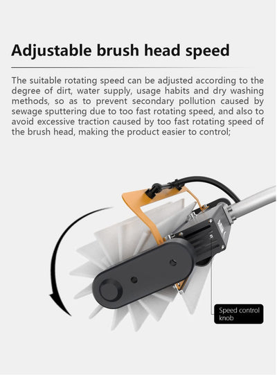 Solar Strip Brush Broom