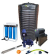 Water tank Combo Full House: 1000l slim tank & 0.55kw Monoblock Water Pump kit