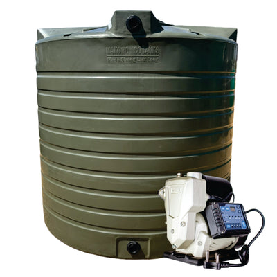 10 000l Water tank and VSP 1.5KW Booster Pump System (with VSD)