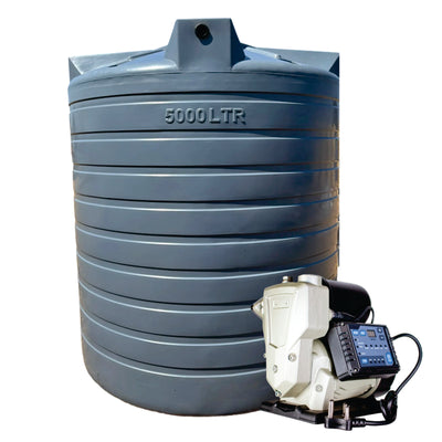 10 000l Water tank and VSP 1.5KW Booster Pump System (with VSD)