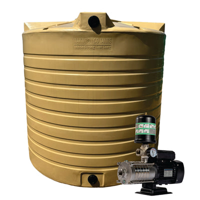 10 000l Water tank and 0.75kw Intelli VSD Booster pump