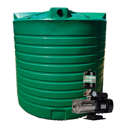 10 000l Water tank and 0.75kw Intelli VSD Booster pump