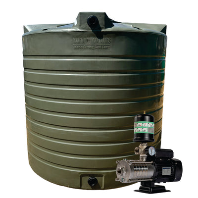 10 000l Water tank and 0.75kw Intelli VSD Booster pump