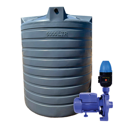 10 000l Water tank and 1.1kw Monoblock Water Pump & Controller