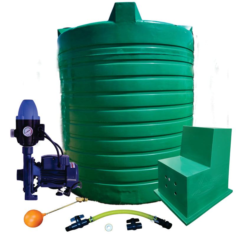 Water tank Combo Executive: 5000l Water tank & 0.75kw Monoblock Water ...