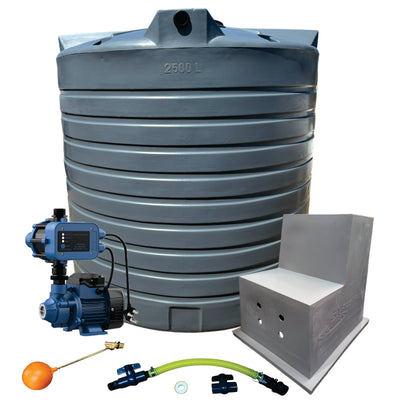 Water tank Combo Executive: 10 000l Water tank & 0.37kw Econo Peripheral Water Pump