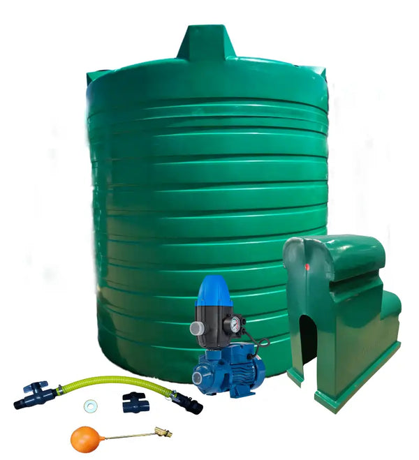 Water tank Combo Executive: 15 000l Water tank & 0.75kw Peripheral Water Pump