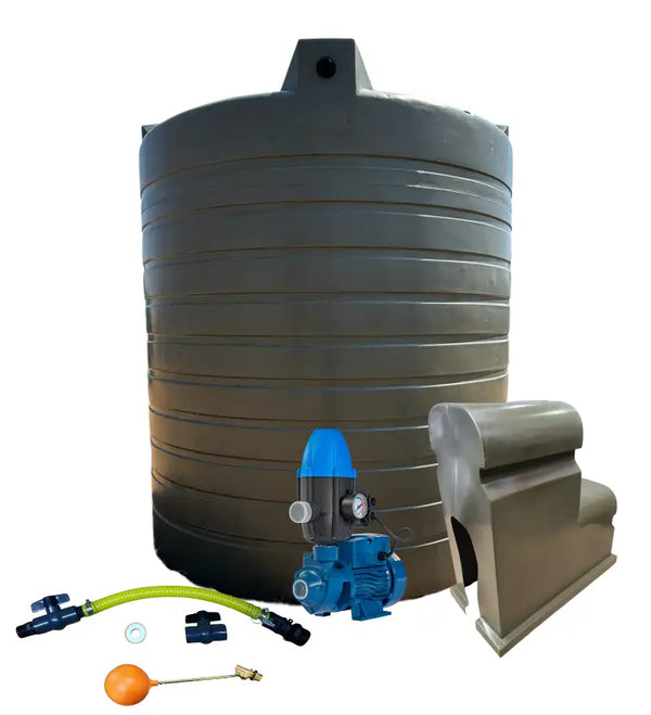 Water tank Combo Executive: 2500l Water tank & 0.75kw Peripheral Water Pump