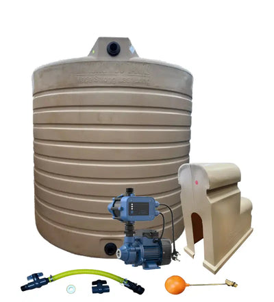 Water tank Combo Executive: 15 000l Water tank & 0.37kw Econo Peripheral Water Pump