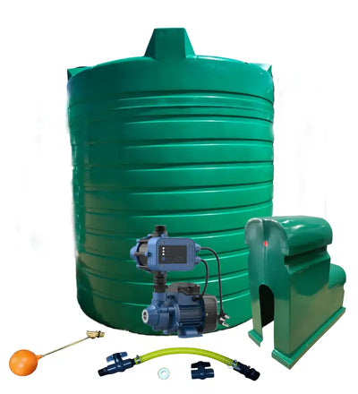 Water tank Combo Executive: 15 000l Water tank & 0.37kw Econo Peripheral Water Pump