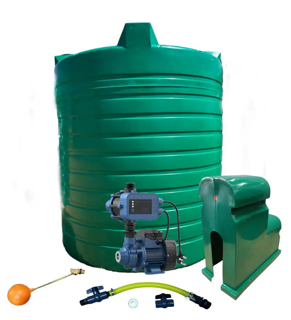 Water tank Combo Executive: 2500l Water tank & 0.37kw Econo Peripheral Water Pump