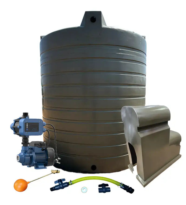 Water tank Combo Executive: 2500l Water tank & 0.37kw Econo Peripheral Water Pump