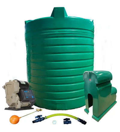 Water tank Combo Executive: 5000l Water tank & VSP 0.75KW Booster Pump System (with VSD)