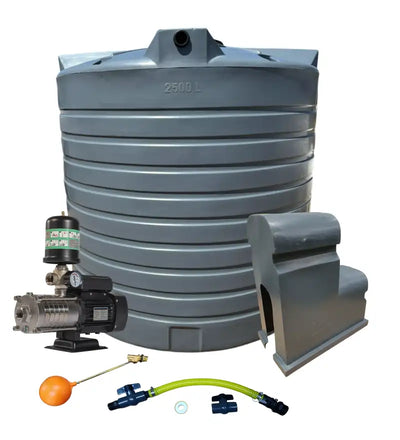 Water tank Combo Executive: 10 000l Water tank and 1.5kw Intelli VSD Booster pump