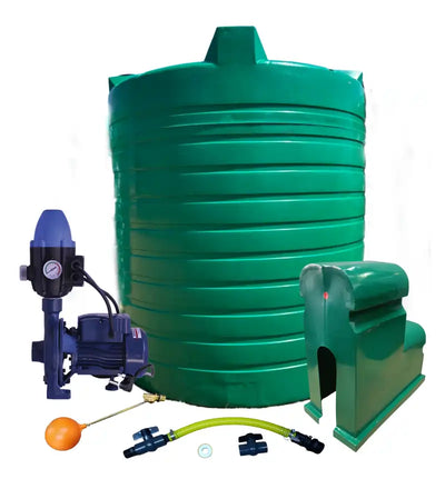 Water tank Combo Executive: 10 000l Water tank & 1.1kw Monoblock Water Pump kit