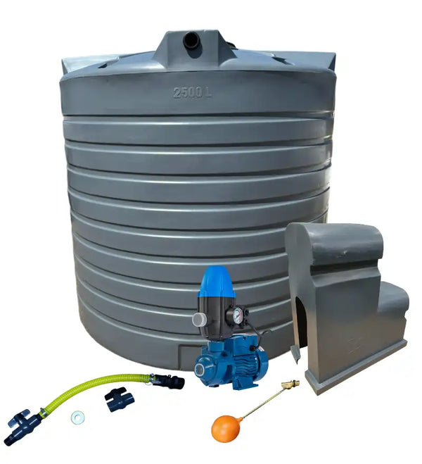 Water tank Combo Executive: 10 000l Water tank & 0.37kw Peripheral Water Pump
