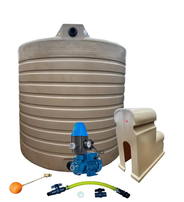 Water tank Combo Executive: 2500l Water tank & 0.75kw Peripheral Water Pump