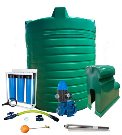 Water tank Combo Full House: 2500l Water tank & 0.37kw Peripheral Water Pump