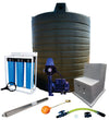 Water tank Combo Full House: 10 000l Water tank & 0.75kw Monoblock Water Pump kit