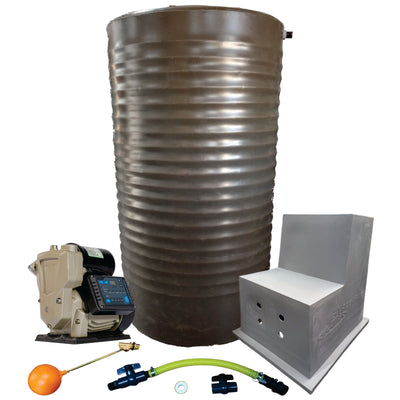 Water tank Combo Executive: 1200l Slim tank & VSP 0.75KW Booster Pump System (with VSD)