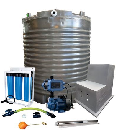Water tank Combo Full House: 2200l Water tank & 0.37kw Econo Peripheral Water Pump