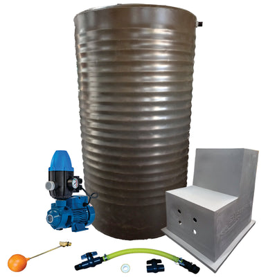 Water tank Combo Executive: 1200l slim tank & 0.75kw Peripheral Water Pump