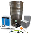 Water tank Combo Full House: 1200l Water tank & 0.75kw Intelli VSD Booster pump