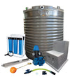 Water tank Combo Full House: 2200l tank & 0.75kw Peripheral Water Pump