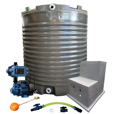 Water tank Combo Executive: 2200l Water tank & 0.37kw Econo Peripheral Water Pump