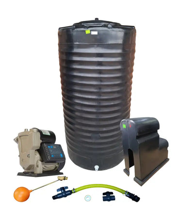 Water tank Combo Executive: 1000l Slim tank & VSP 1.5KW Booster Pump System (with VSD)