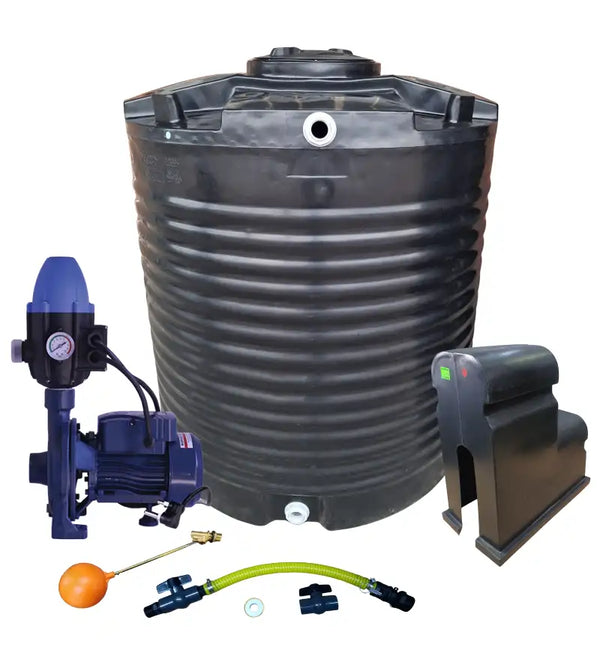 Water tank Combo Executive: 2200l slim tank & 0.55kw Monoblock Water Pump kit