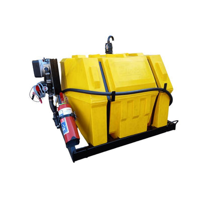 500lt diesel bowser skid