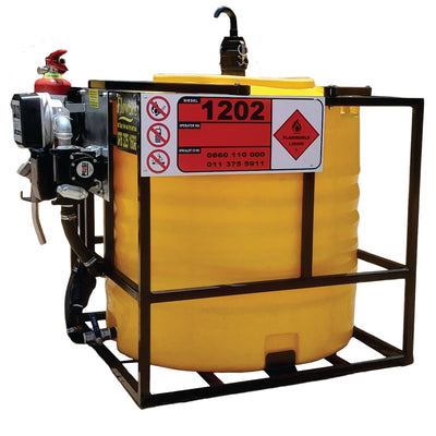 300l Diesel Bowser 72lpm-220v-Vertical Unit