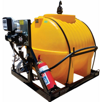 650l Diesel bowser 85lpm-12v horizontal unit