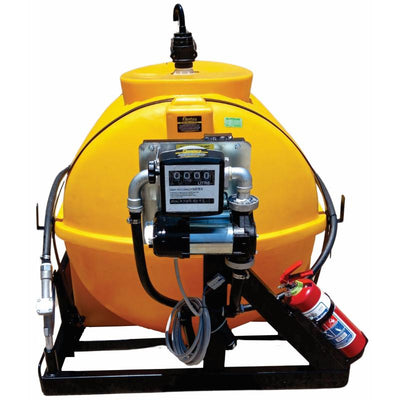 650l Diesel bowser 85lpm-12v horizontal unit