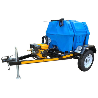 high pressure washer - 500l trailer 186bar