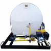 1000l Mobile High Pressure Washer 6.5hp-diesel-186-bar horizontal unit