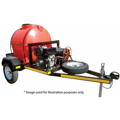 650L Jetting Machine Trailer Horizontal unbraked