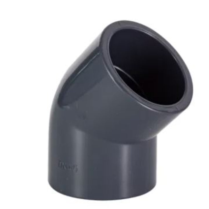 PVC 45 Degree Bend - Flowbins