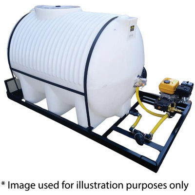 1000l Mobile High Pressure Washer 2.2kw-220v-100bar hoizontal unit