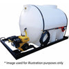 1000l Mobile High Pressure Washer 2.2kw-220v-100bar hoizontal unit
