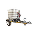 1000lt Diesel / fuel bowser trailers 40lpm 12v basic flowbin braked