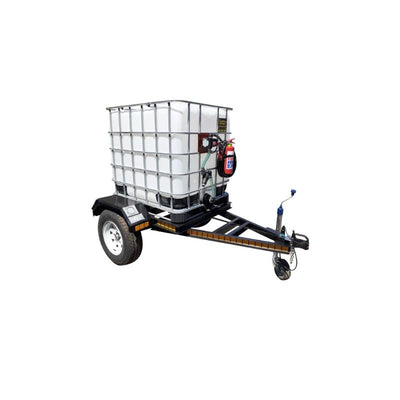 1000lt Diesel bowser trailers - 40lpm 12v basic flowbin unbraked unit