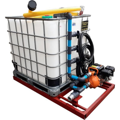 1000lt Fire fighter 7 bar 3 outlet flowbin unit