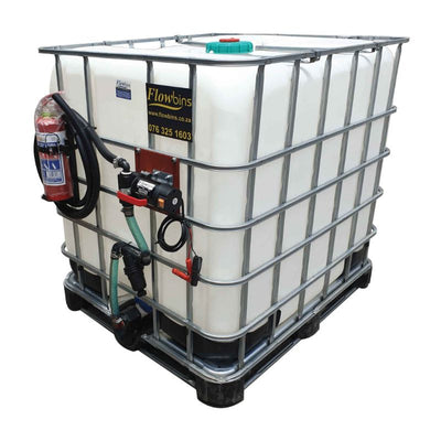 Quality 1000lt Diesel tank with Flowbin Pump (40lpm 12v basic) For Sale in Gauteng