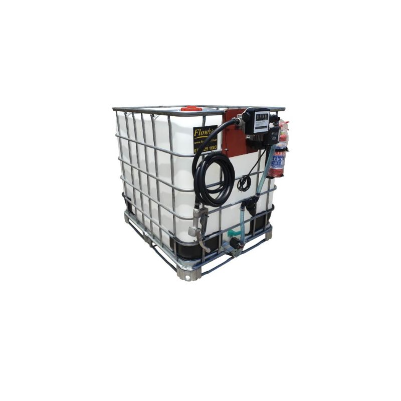 1000l Diesel bowser 72lpm-220v-flowbin unit | Flowbins - Flowbins