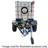 1000lt Pressure washer trailer unit.