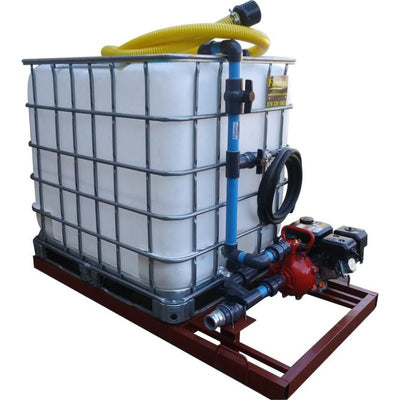 1000l water bowser 9.5 bar 1 outlet flowbin unit