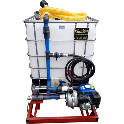 100lt Water bowser 7.5 bar 1 outlet flowbin unit