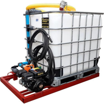 1000l water bowser 7 bar 3 outlet flowbin unit